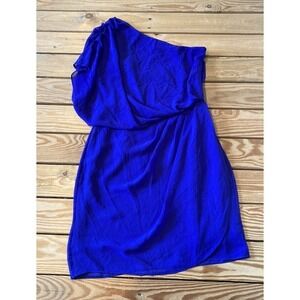 ASOS One Shoulder Dress Size 4 Women’s Blue